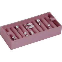 Stackers Ring-Box mit Rillen groß rosa