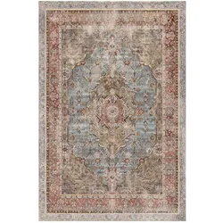 Bamyum, Teppich, Avlin Bedruckter Teppich Chenille-Druck Maschinell Hergestellt 80 x 300 cm (80 x 300 cm)