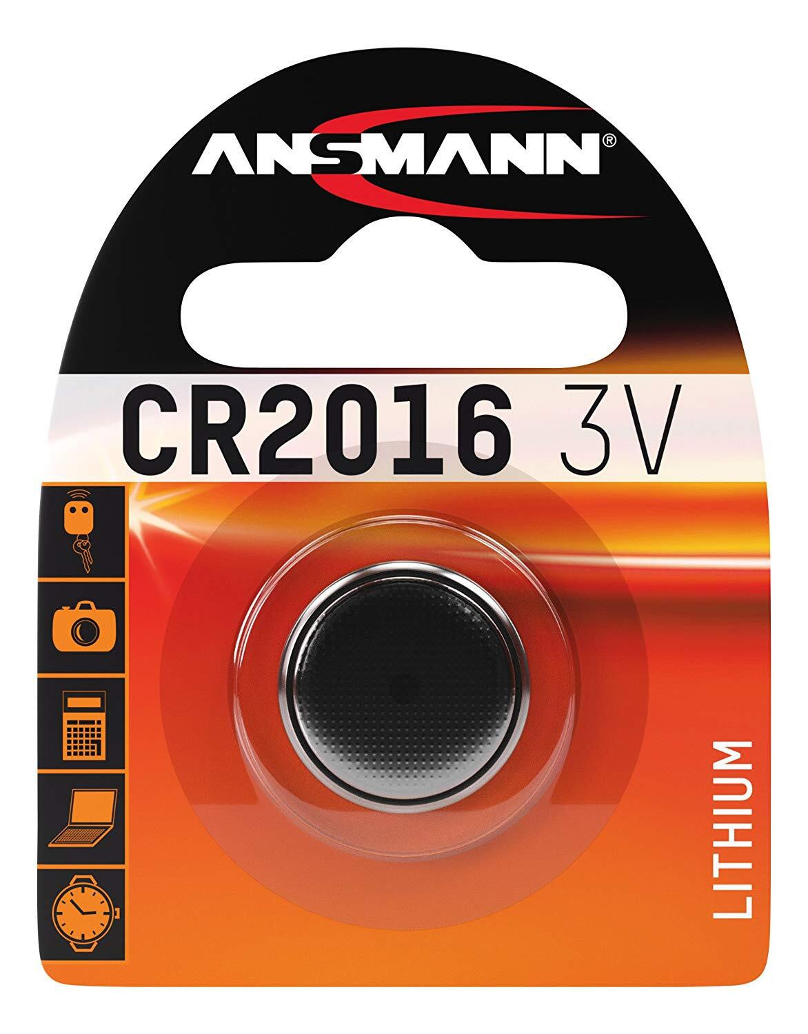Ansmann CR 2016 Lithium Knopcelbatterij - 3V