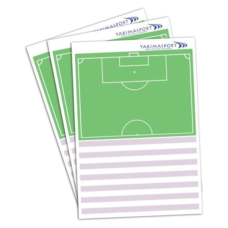 Yakimasport Trainerblock, Notizbuch, Notizbuch - die Hälfte des Spielfelds (A4) (100514)