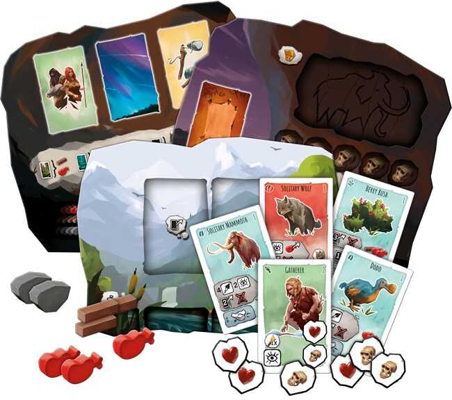 Paleo Cooperative Stone Age Adventure Game by Z Man Games