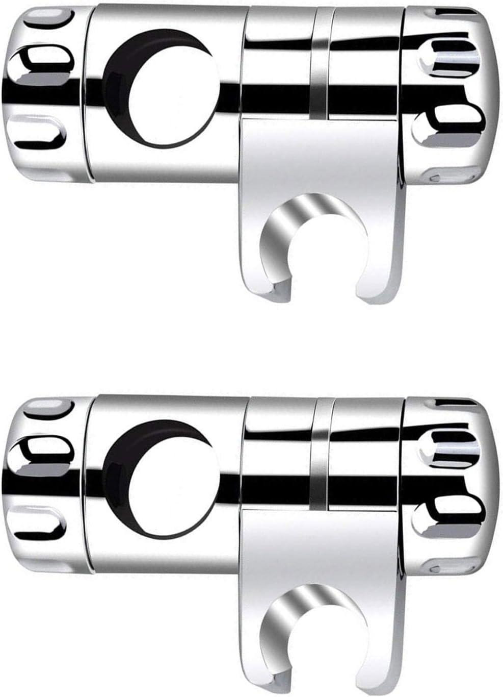 oCreon Douchekop Houder Beugel 25mm - 360 Graden Verstelbare Douche Riser Rail - Gepolijst Chroom