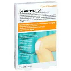 Opsite Post-op 5x6,5 cm Verband 5 St