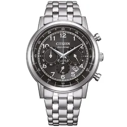 Citizen CA4630-53E Eco-Drive Herren-Chronograph Stahl/Schwarz