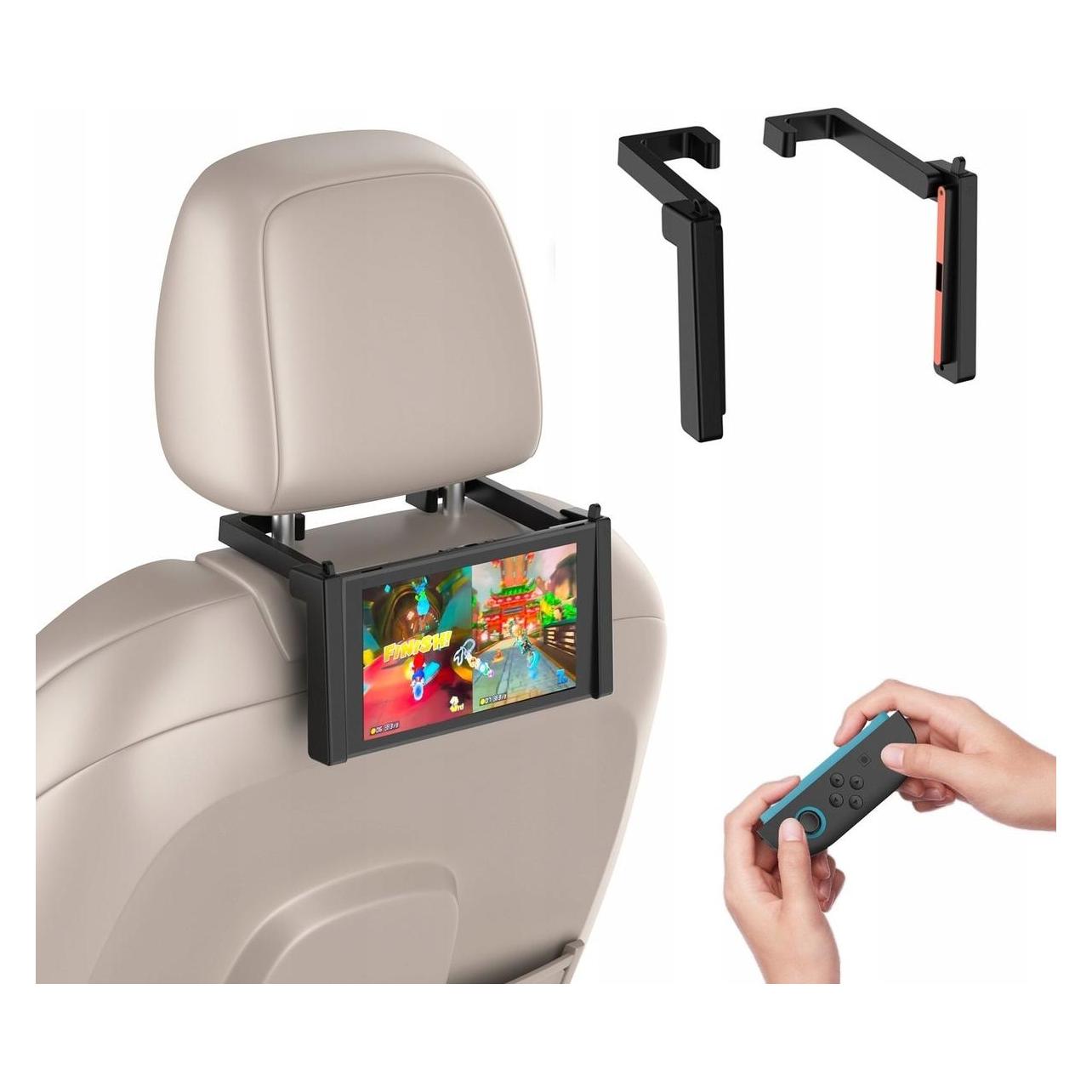 JYS Uchwyt Stojak Mocowanie Na Zagłówek Samochodu Magnes Do Nintendo Switch 2 / Ns2299-v3 (Switch) (66154035)