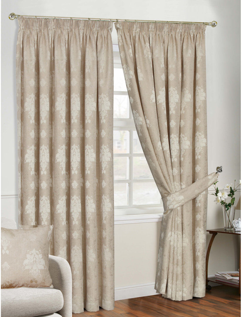 Mercer41 Bonita Room Darkening Pair Beige 228 W x 274 D cm