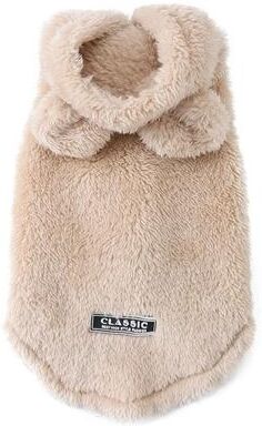 Uplift Essentials Ultra Soft Fleece Cat Sweater & Winter Warming Hoodie beige l