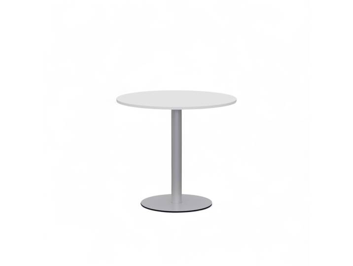 Sitzungstisch Tradingzone Smartline 80x80 cm, Lichtgrau/Silbergrau, Rund, Neu, Tisch - Hochwertig & langlebig