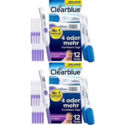 Clearblue Ovulation u.Schwangerschaftstest Kombip. x2 2x12 St Kombipackung