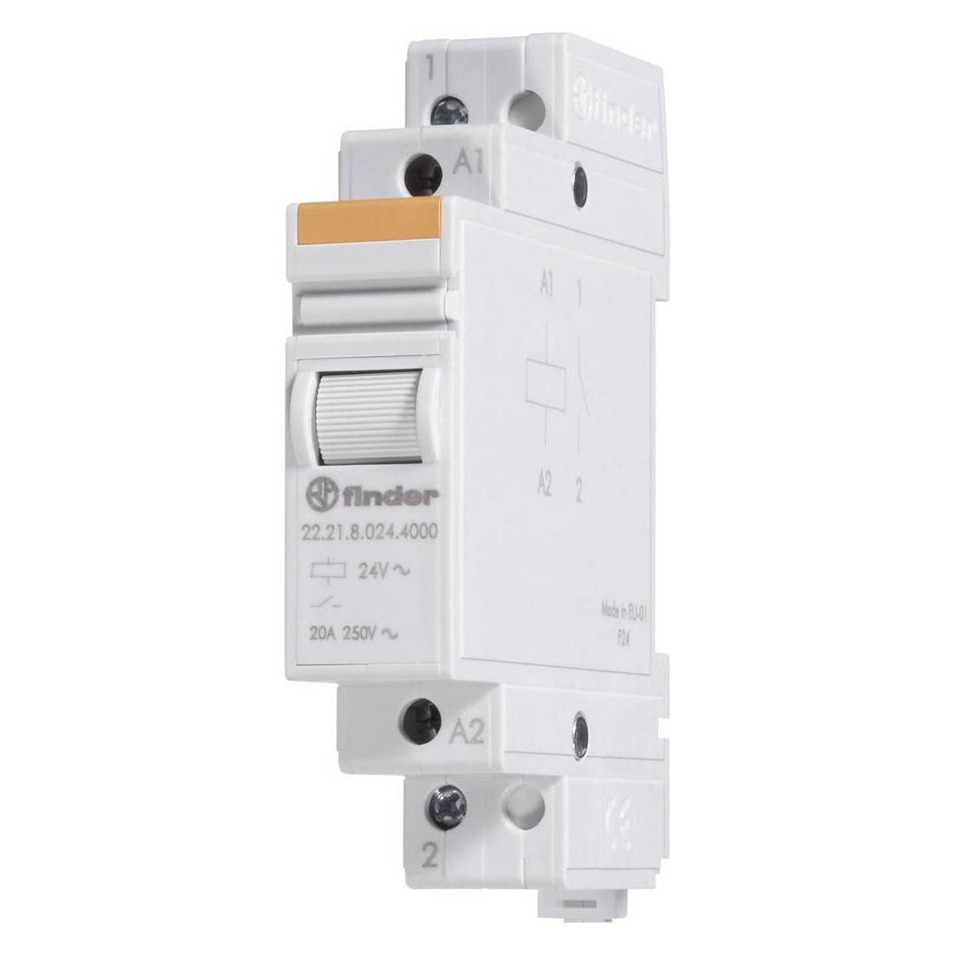 Finder Industrierelais Installations Relais, Serie 22 (22.21.8.012.4000-1)