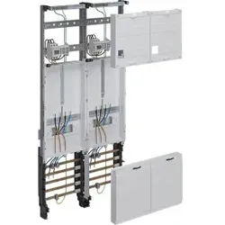 Hager ZK33X3T Komplettfeld, universZ, 1050mm, 2 ZP, 2-feld, NRW, SH, MV, N-sachsen, EON-Mitte