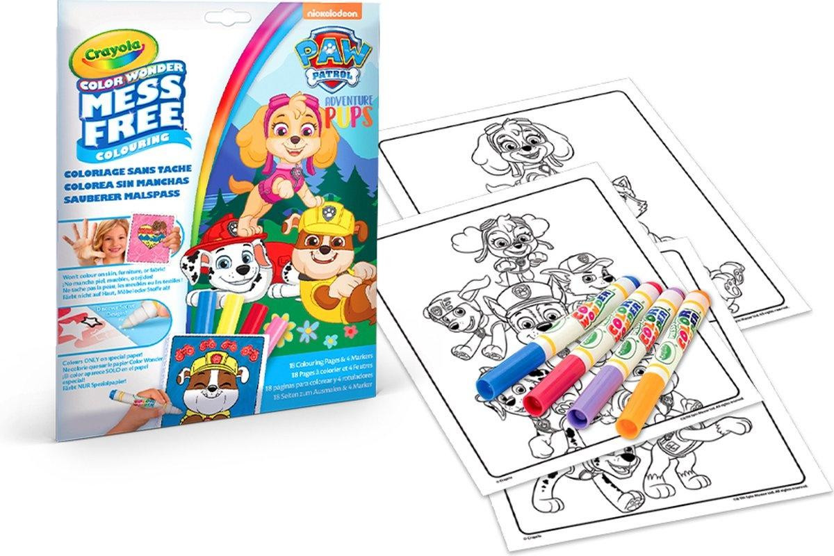 Crayola Color Wonder Paw Patrol Hobbypakket Kleurboek voor Kinderen