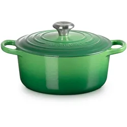 Le Creuset Runder Bräter Signature Ø 24cm - grün
