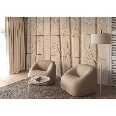 Fototapete LIVING WALLS "Walls by Patel 5 Fototapete Bambus in 3D-Optik", natur, B:4m H:0m L:2,7m, Vlies, Tapeten, Bambus in 3D-Optik auf 200 g/m² Premium-Vlies