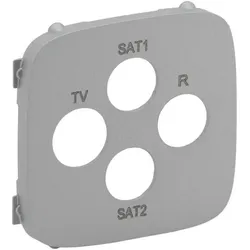 Legrand 754817 TV-R-SAT-SAT-Abdeckung Valena Allure Aluminium