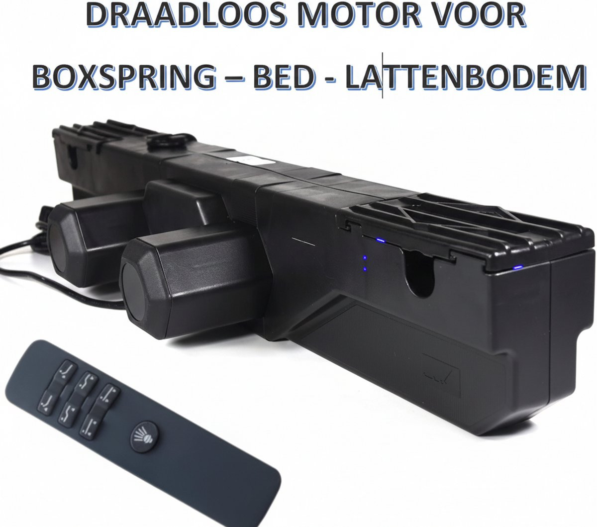 EasyBedden® Dual Actuator Universele Draadloze Motor voor Lattenbodem