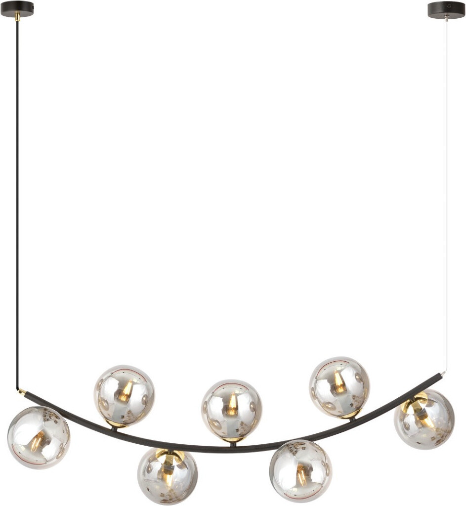 Emibig Hanglamp Kroonluchter RITZ 7 BL Grafiet