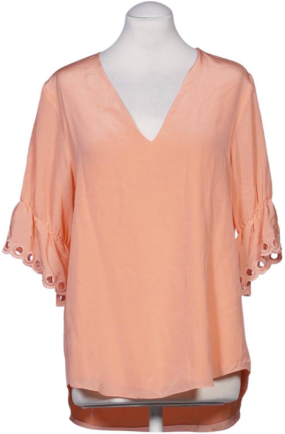 Chloe Damen Bluse, Orange, Gr. EU 38 (FR 40), Seide - Second Hand