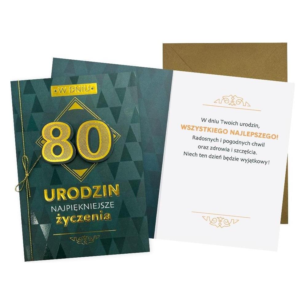 Yeku Karte B6 Geburtstag 80 Herren (48018197)