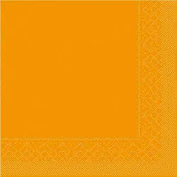 Tissue Serviette Curry/Orange, 20 x 20 cm, 300 Stück - Mank