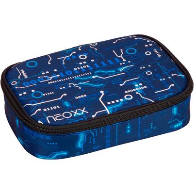 Schreibgeräteetui NEOXX "Schlamperbox, Dunk", Kinder, blau (next level), Polyester, Schreibgeräteetuis, teilweise aus recyceltem Material