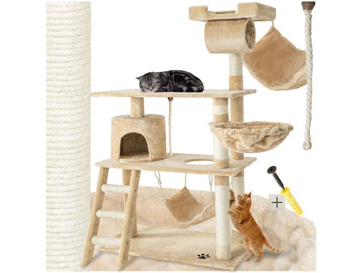 Kratzbaum Marcel 141cm - beige