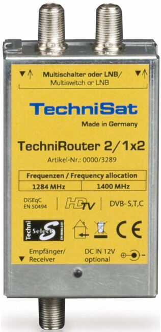 TechniSat Routeur Mini 2/1x2 TECHNIROUTERMINI2 (0000/3289)