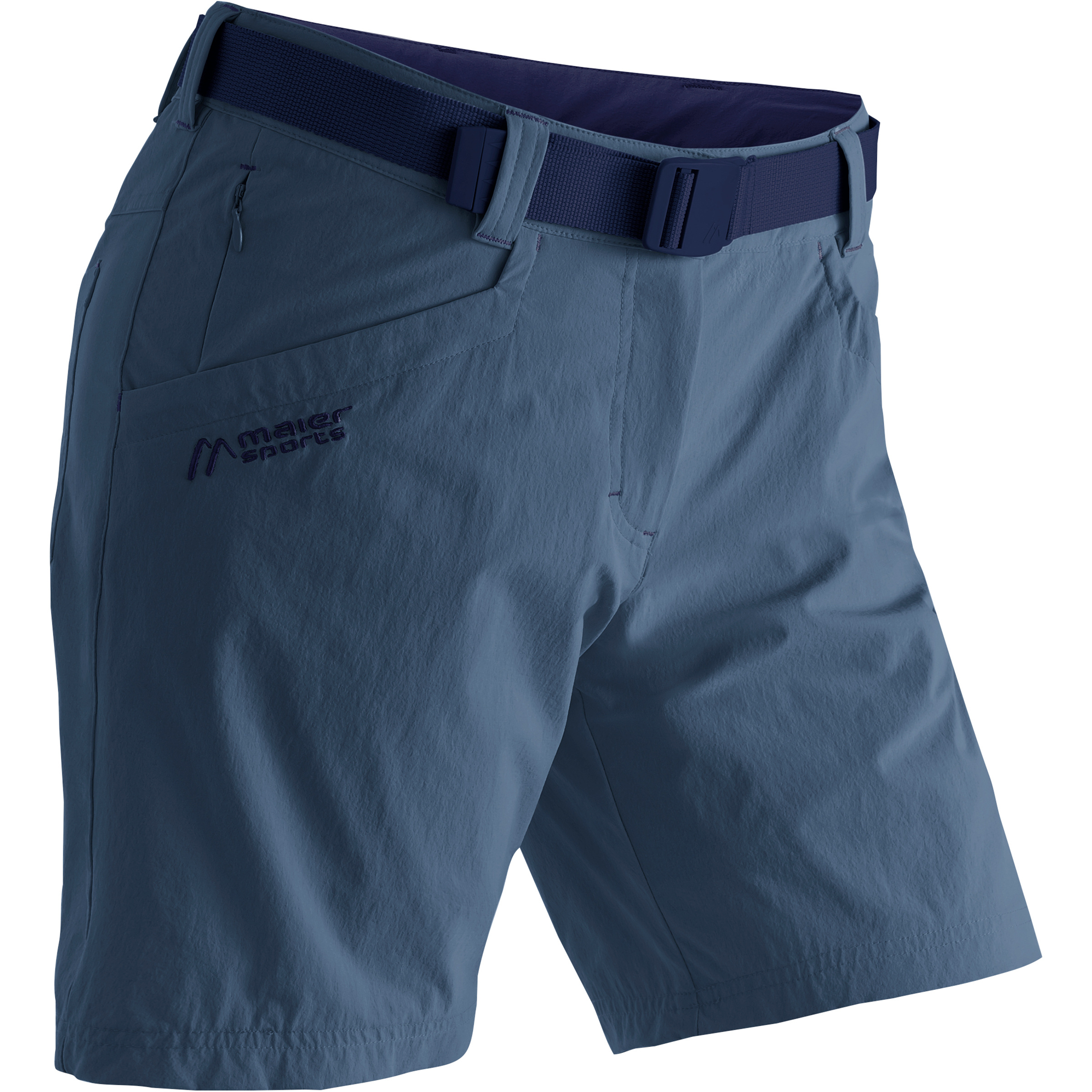 Maier Sports Lulaka Damen Kurze Hosen blau Größe 3XL Camping Winddicht Wasserabweisend