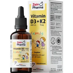 Vitamin D3 + K2 Mk-7 All Trans Family 20 ML