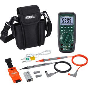 Extech Multimeter EX520A, digital, TRMS, CAT IV 600 V, 6000 Counts, Auto-Range, IP 67