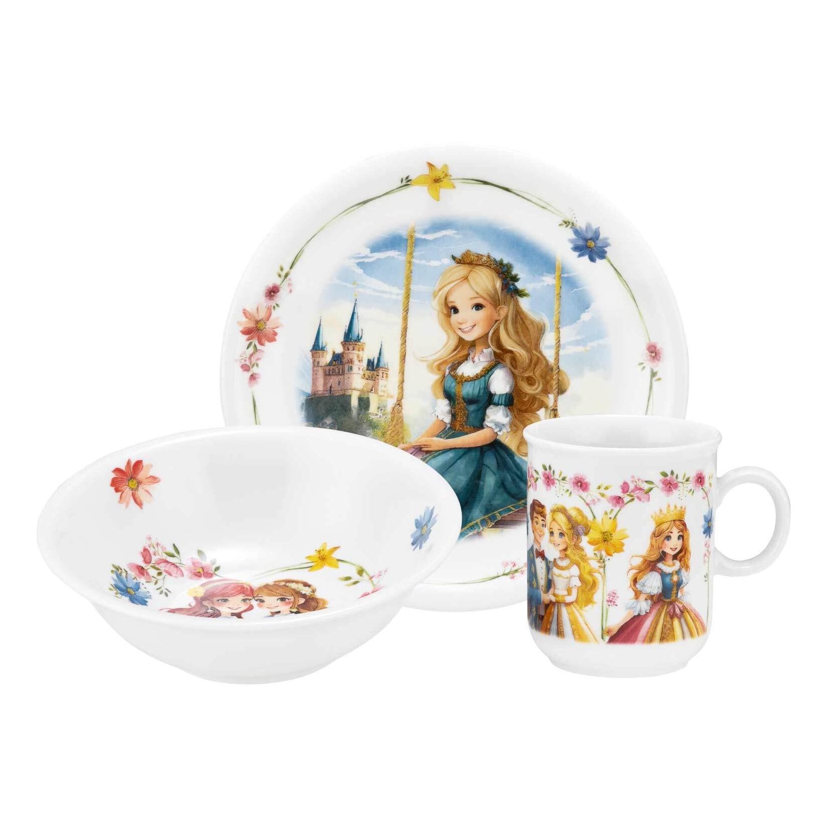 Seltmann Weiden Kindergeschirr Set Compact Prinzessin 3-tlg.