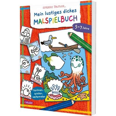 Mein lustiges dickes Malspielbuch, Taschenbuch von Norbert Pautner, Carlsen, 978-3-551-19319-3