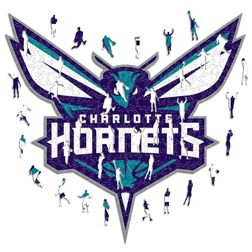 Iconic Puzzles NBA Charlotte Hornets Houten Puzzel - Meerkleurig - 270 stuks