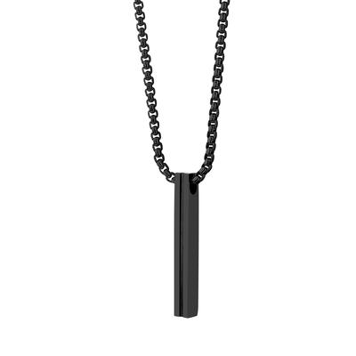 Kette ohne Anhänger ADELIA´S "Halskette mit Anhänger – aus Edelstahl", schwarz, Halsketten, Damen, 61cm, Edelstahl, Eine schöne Geschenkidee für jeden Anlass