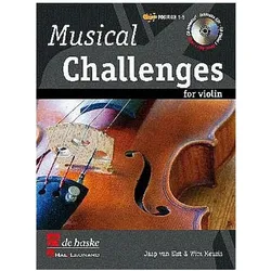Wim Meuris Jaap van Elst Musical Challenges Violine und Klavier Buch + 2 CDs, Fachbücher von Jaap van Elst, Wim Meuris