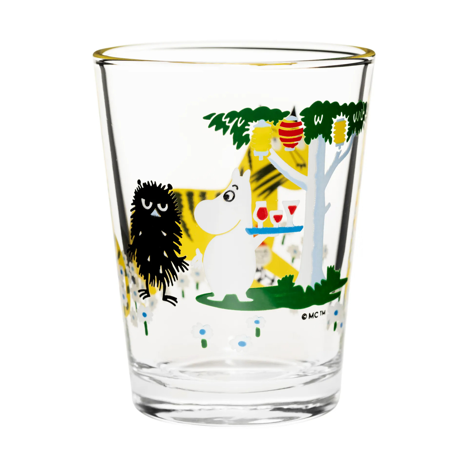 Moomin Arabia Moomin glas Tuinfeest 22 cl