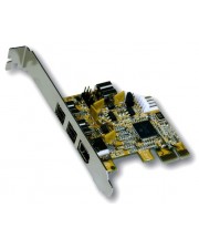 Exsys EX-16415-L FireWire-Adapter PCIe Low Profile 4 Anschlüsse (EX-16415)