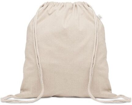 Sac shopping en coton recyclé personnalisé - CABETRI coton recyclé beige