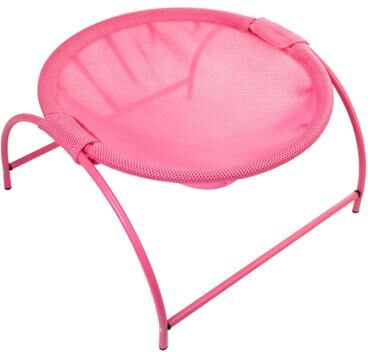 Uplifted Goods Breathable Cooling Cat Hammock Bed pink 43x43x24cm