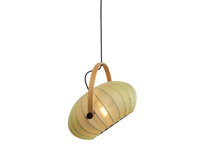 Design Pendellampe DC Textile Waldgrün Halo Design