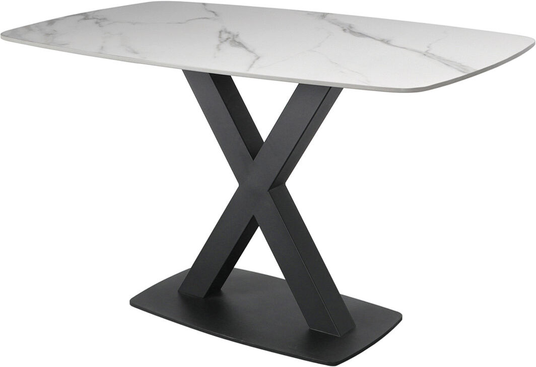 Metro Deptula Stone Top Dining Table Black