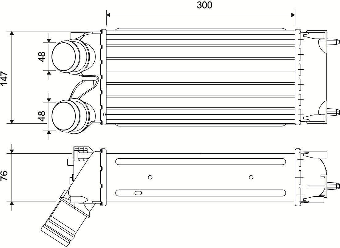 Valeo Ladeluftkühler 881569 Für Peugeot