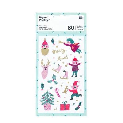 Sticker, Jolly Christmas, Classic