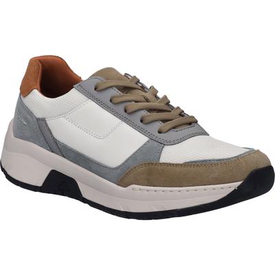 Sneaker JOSEF SEIBEL "Mitchell 10, natur-multi", Herren, Gr. 41, beige (natur, multi), Obermaterial: 80% Rindsleder Leather cow. 20% Textilmaterial TEXMAT., Schuhe Sneaker
