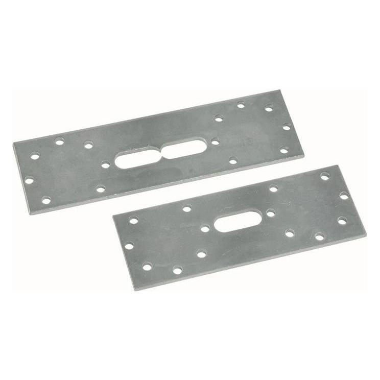 Multitubo Halteplatte aus Stahl verzinkt doppelt 100mm (70218)