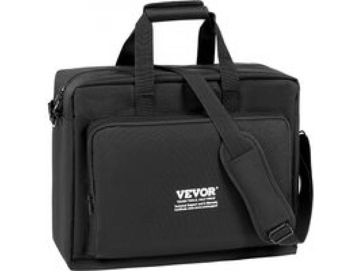 VEVOR Sac de transport rembourré pour table de mixage DJ, tissu Oxford 1200D, 490 x 220 x 390 mm, avec une poche de rangement, une bandoulière amovible de 1,5 m, sac de rangement pour contrôleur DJ