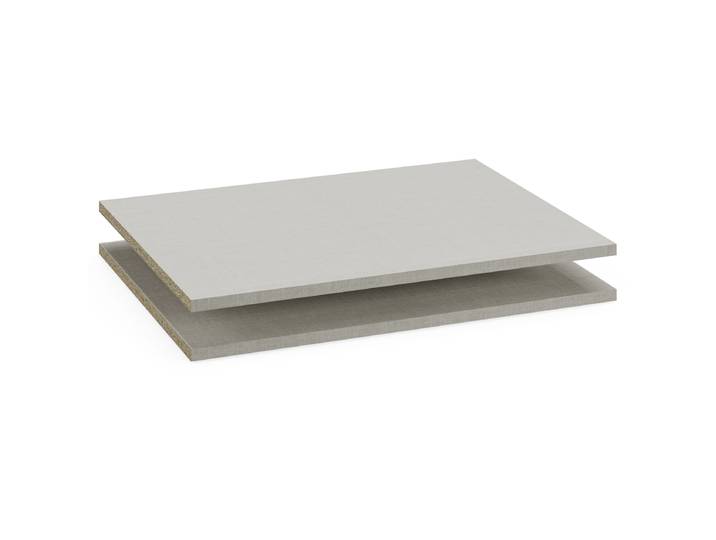 Einlegeboden - 40er Tiefe 63 x 1 x 40cm Beige Spanplatte, lackiert