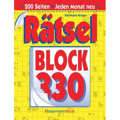 Rätselblock 330, Taschenbuch von Eberhard Krüger, Bassermann, 978-3-8094-5032-0