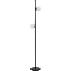 Nova Luce, Stehlampe, NUVOLE LED Stehlampe Schwarz 16W Warmweiss 28,5x25x169,5cm 9061437