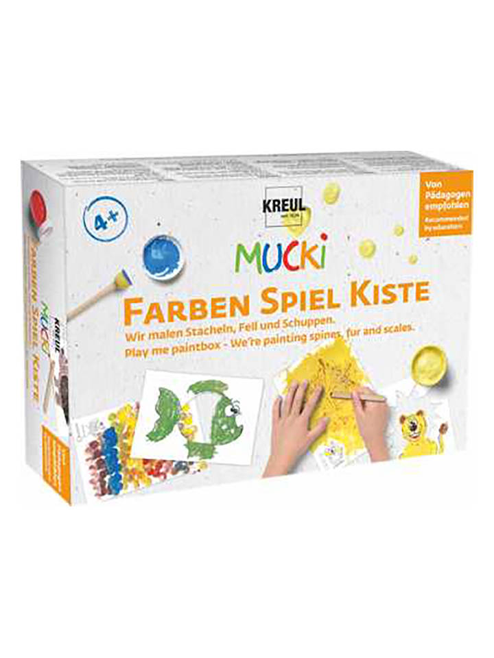 KREUL Kreativset "FarbenSpielKiste - Stacheln, Fell und Schuppen" - ab 4 Jahren - onesize